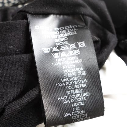 Rare Cop Copine Mesh Dress "Geiko" Y2K Archival Graphic Face Print Tulle 90s Vintage Designer Mini Dress XS S Authentic
