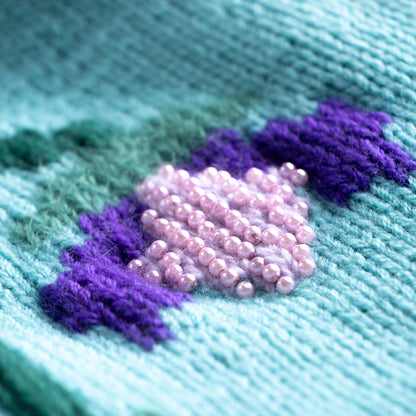 Archival Dior D UNIFORME Floral Beaded Wool Sweater | Special Event Staff Piece | 3D Embroidery & Pearl Knit | Made in Italy | Size S M