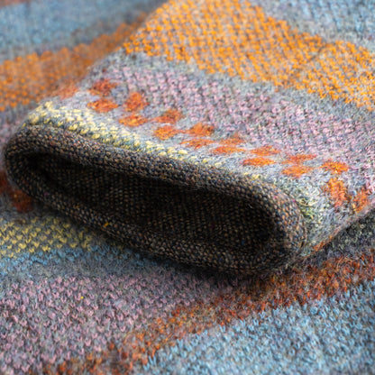Archival MISSONI early 1990s Reversible Fiammato Wave Quilted Jacket - Rare Orange Label Mohair Blend Coat Size M L