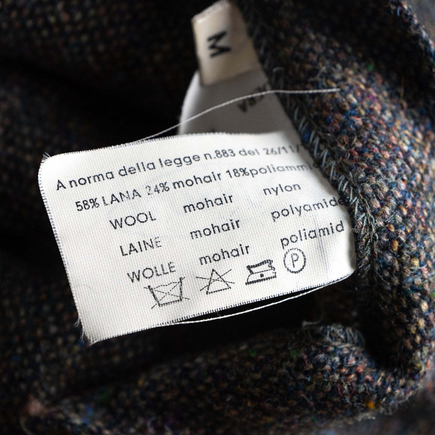Archival MISSONI early 1990s Reversible Fiammato Wave Quilted Jacket - Rare Orange Label Mohair Blend Coat Size M L