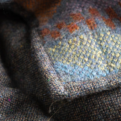 Archival MISSONI early 1990s Reversible Fiammato Wave Quilted Jacket - Rare Orange Label Mohair Blend Coat Size M L
