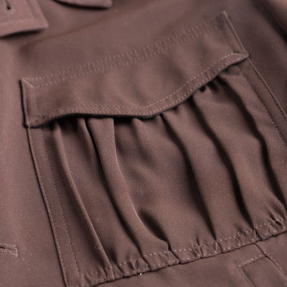 Archival Jean Paul Gaultier FW1999 "Classique" Smocked Safari Jacket - Rare Millennium Autome Hiver 1999/2000 Lining S M