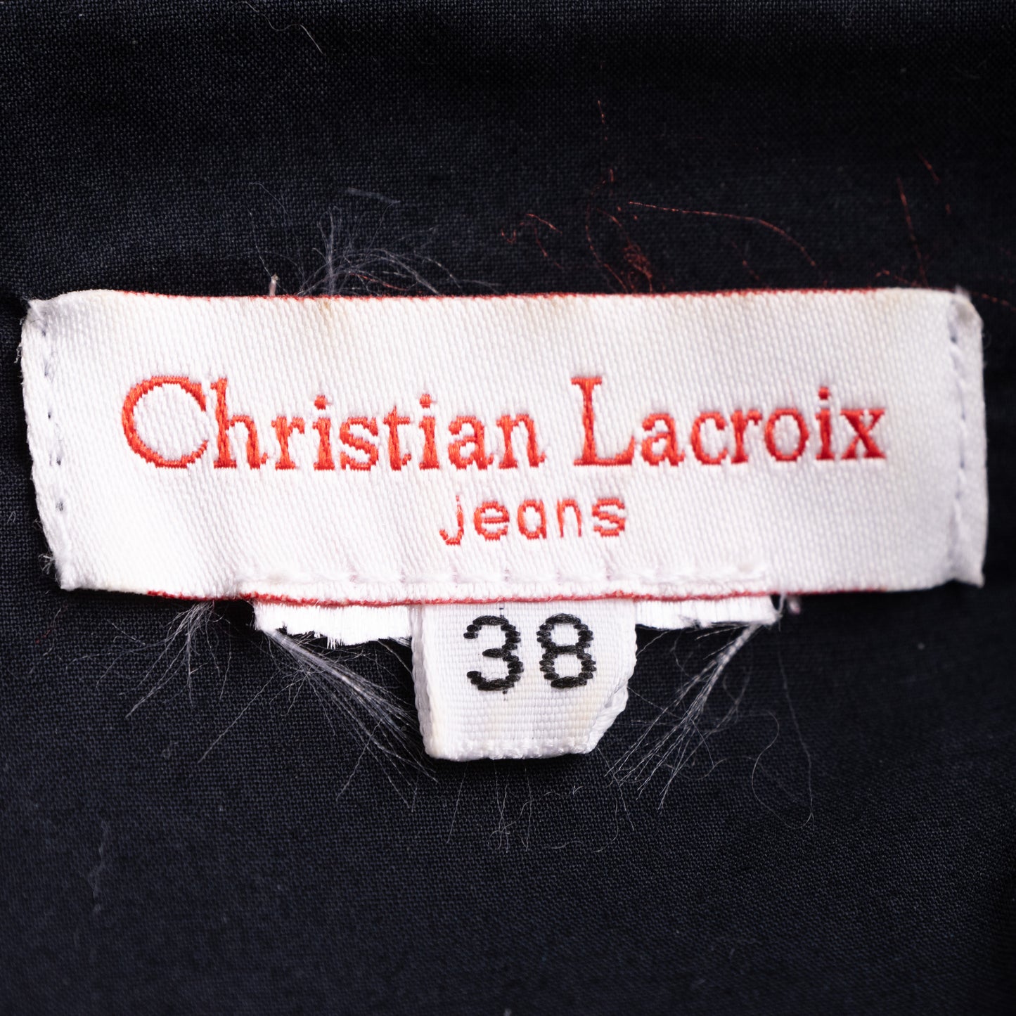 Pristine Deadstock Christian Lacroix Archival Embroidered Cotton Set Utility Jacket Cropped Pants Early 2000s S M