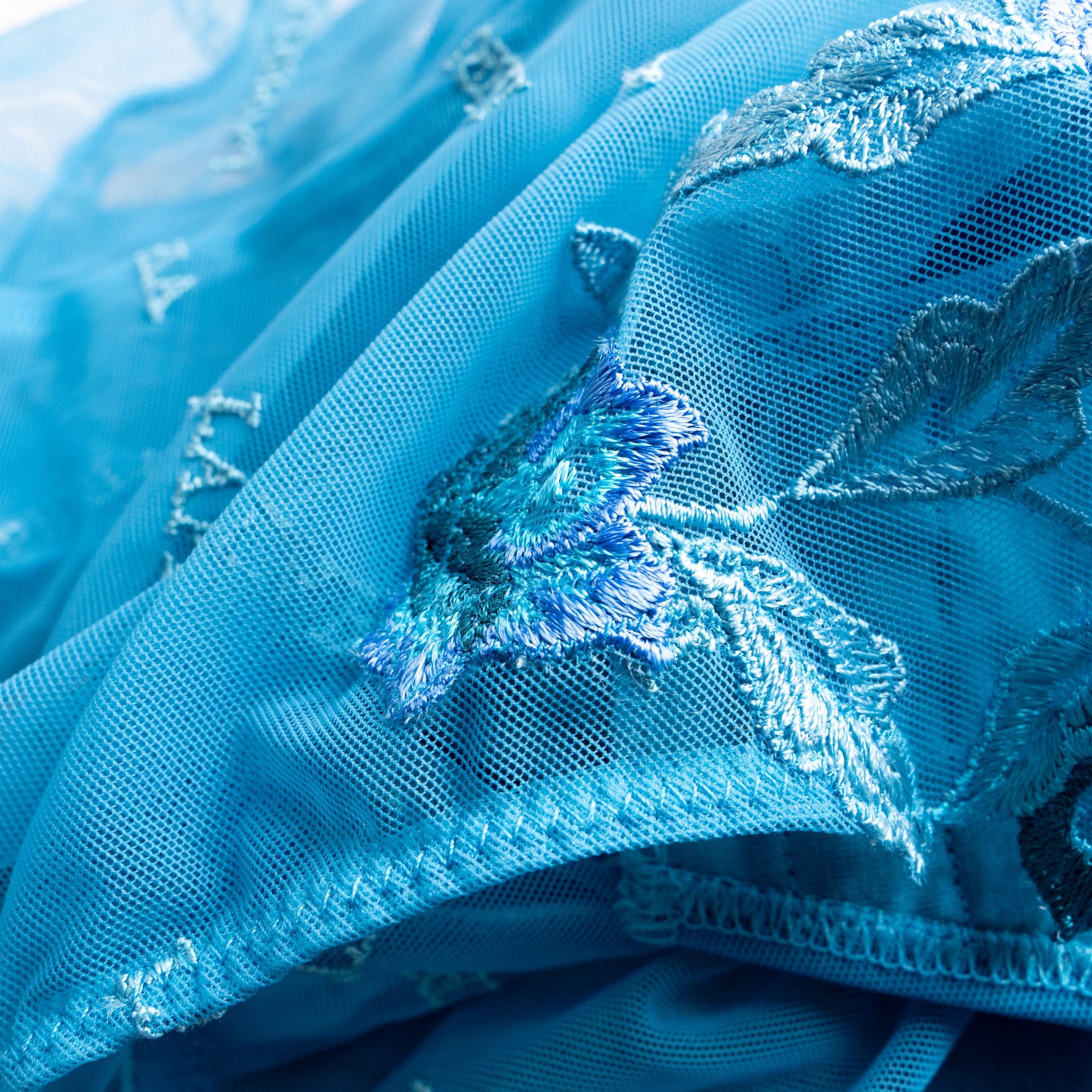 Archival La Perla Monogram Bodysuit Y2K Metallic Logo Mesh Cyan Blue Silver - Vintage Size 5 (Fits modern M/L) - Designer Masterpiece