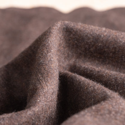 Archival HERMÈS Late 1980s Marron Foncé Virgin Wool Skirt - Rare Winged Utility Pockets S