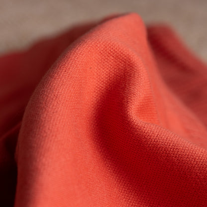 Archival THIERRY MUGLER MAILLE 1990s Coral Orange Anatomical Panel Skirt - Rare Ribbed Hourglass Waist IT 46 / EU 38
