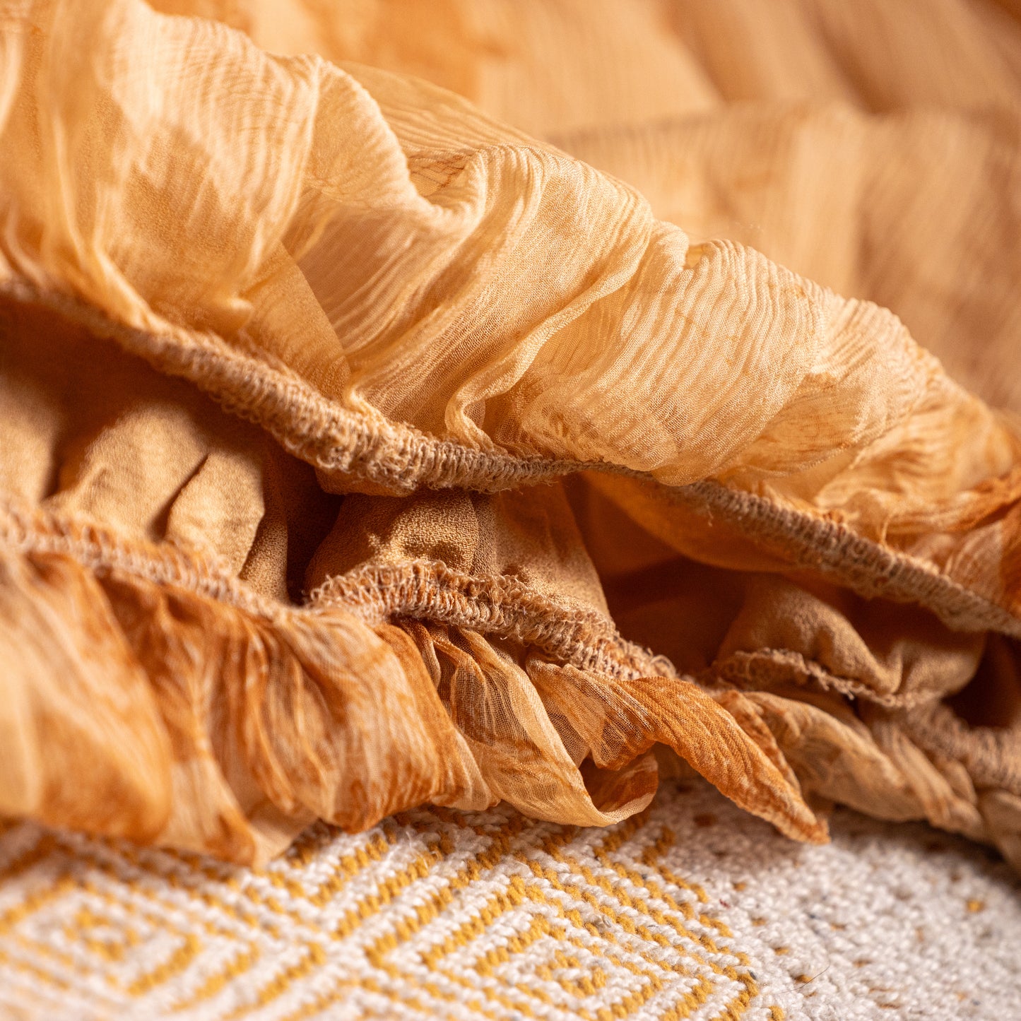 Archival La Perla Y2K Silk Jacquard Sculptural Dress integrated Body Sculpting Lining Ocher Gold Pristine Deadstock S