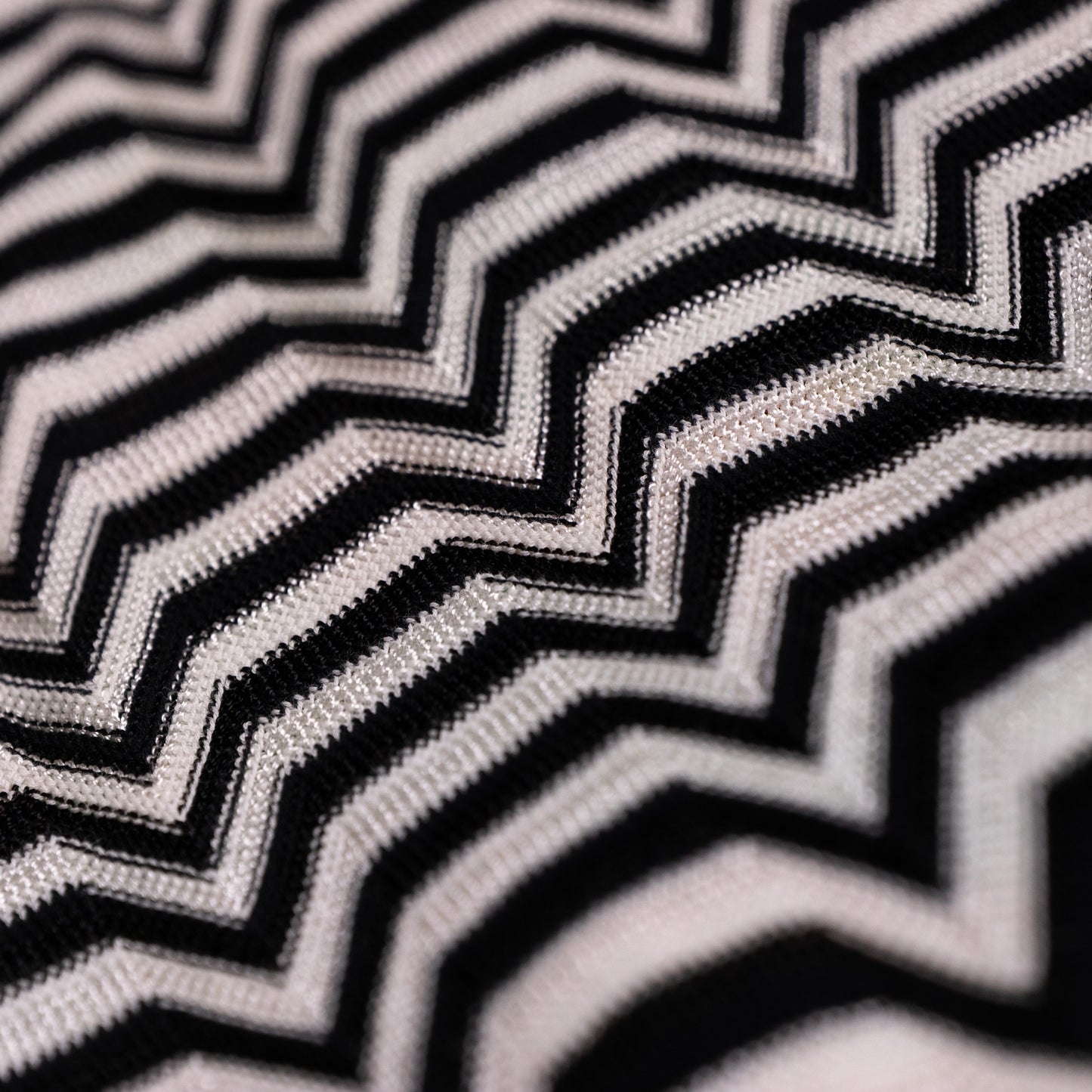 Archival Missoni Angela Missoni Era Chevron Knit Dress Color Block Optical Illusion Italian Y2K Fashion Sculpture Size M L