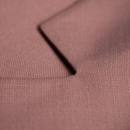 Archival Gianfranco Ferre Mainline Blazer 80s Mattioli Sculptural Dusty Pink Wool Mohair Double Breasted Jacket Size M L IT 46