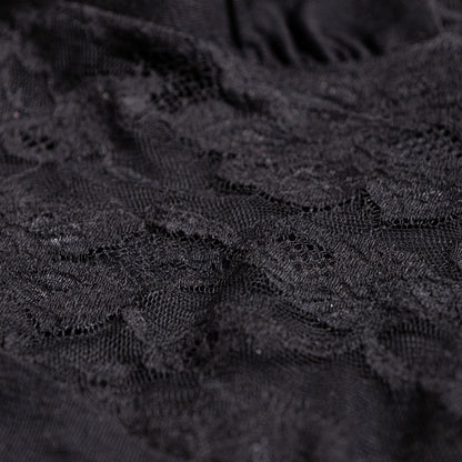 Archival La Perla Tricot Wool Lace Bodysuit 90s NOS Museum Quality Long Sleeve Italian Lingerie Top Size M IT 3