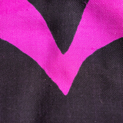 Archival Marimekko Lokki Wave Print Vest Samu-Jussi Koski Virgin Wool Silk Top Fuchsia Reversible Avant Garde Y2K S M