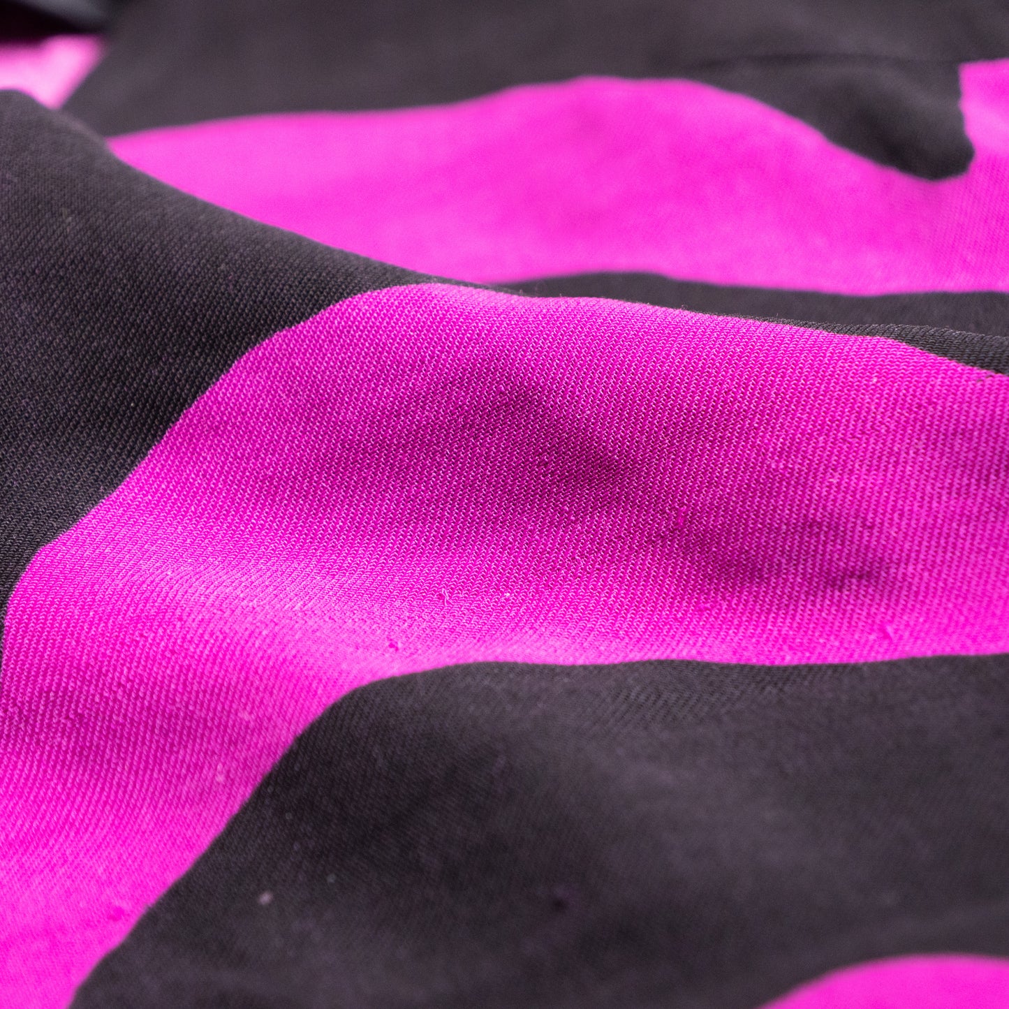 Archival Marimekko Lokki Wave Print Vest Samu-Jussi Koski Virgin Wool Silk Top Fuchsia Reversible Avant Garde Y2K S M