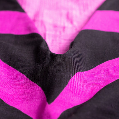 Archival Marimekko Lokki Wave Print Vest Samu-Jussi Koski Virgin Wool Silk Top Fuchsia Reversible Avant Garde Y2K S M