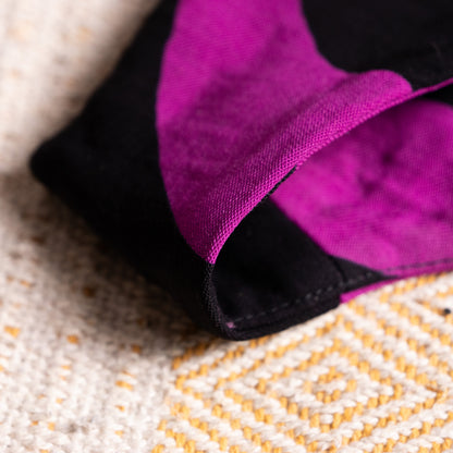 Archival Marimekko Lokki Wave Print Vest Samu-Jussi Koski Virgin Wool Silk Top Fuchsia Reversible Avant Garde Y2K S M
