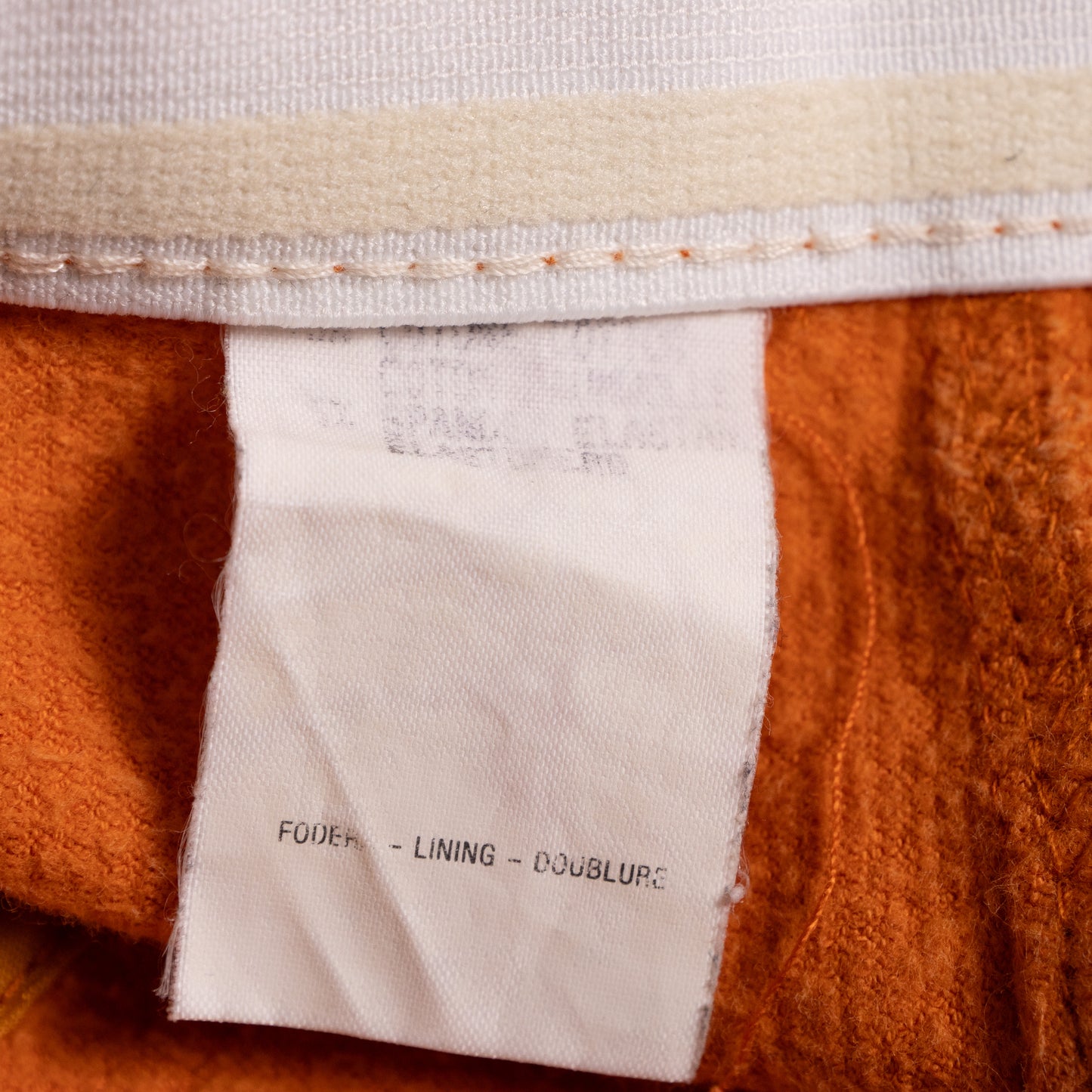 Archival GUCCI by Tom Ford 1999 Orange Ottoman Utility Mini Skirt - Atelier Sample IT 42 S