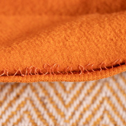 Archival GUCCI by Tom Ford 1999 Orange Ottoman Utility Mini Skirt - Atelier Sample IT 42 S