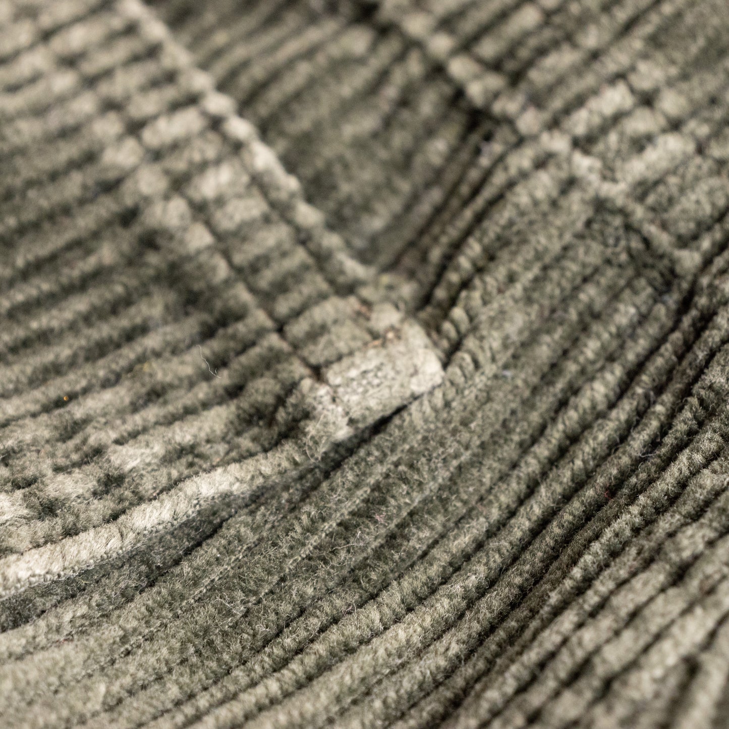 NOS Archival FENDI ROMA Olive Corduroy Trousers – Late 90s Silvia Venturini Fendi Era – Deadstock 100% Pure Cotton Rigid Wale – Size W28 29