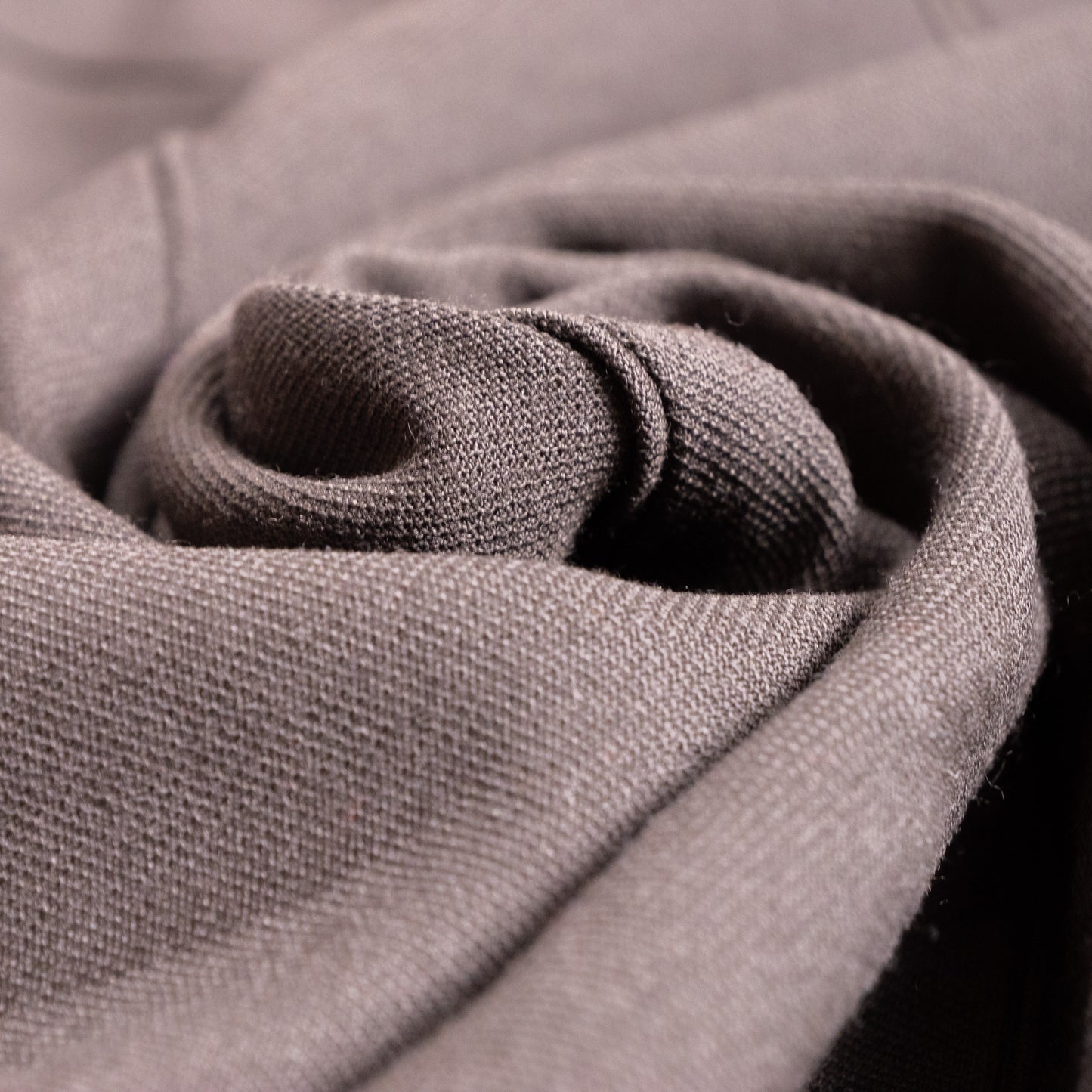 Archival Nina Ricci Sculptural Chevron-Yoke Virgin Wool & Silk-Lined Midi Skirt in Anthracite Melange, Peter Copping Era M