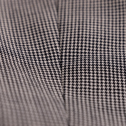 Archival Rena Lange RED Houndstooth Suit - Rare 90s Falber Italy Virgin Wool Blazer & Flared Trousers Set - Coin Buttons Piped - Size XS S