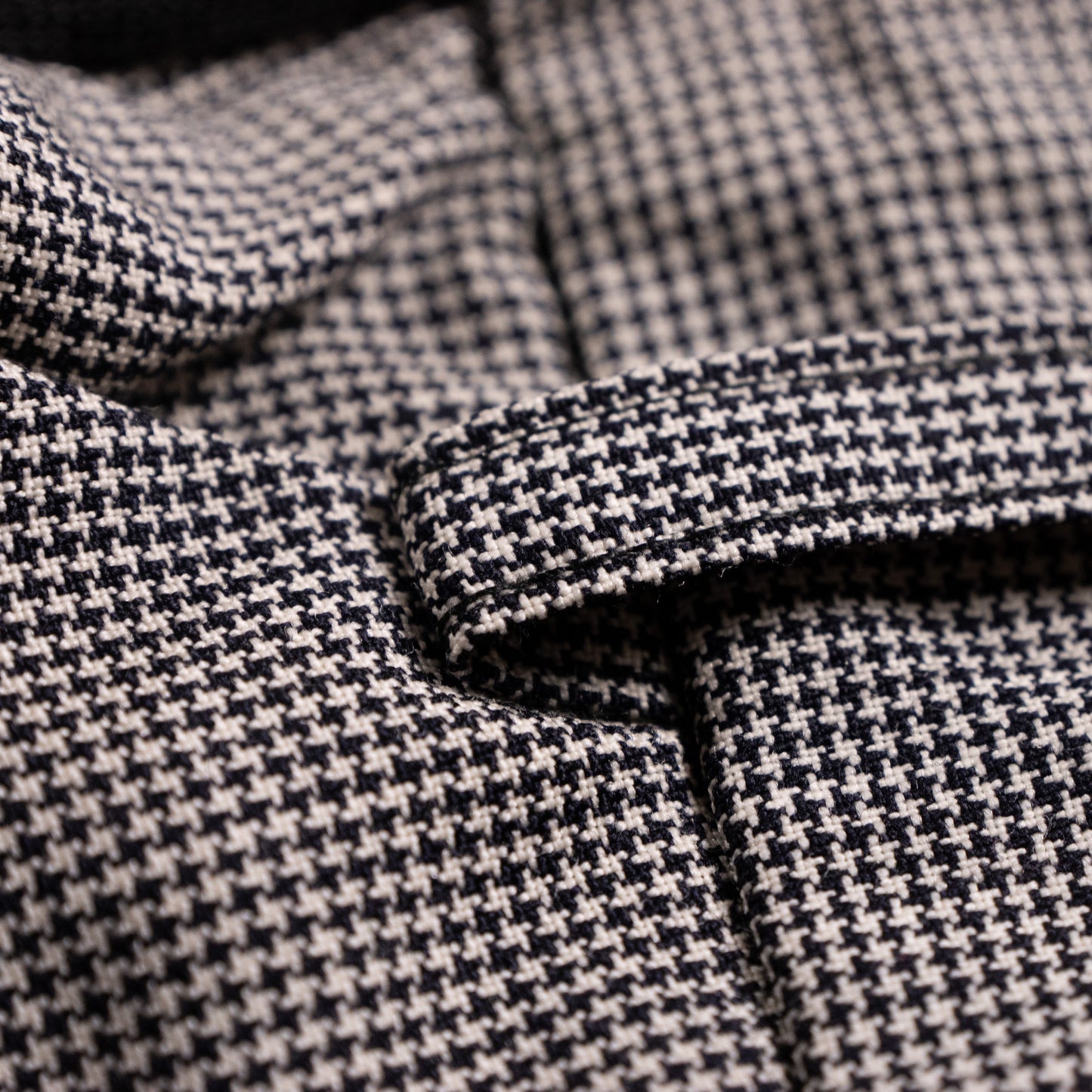 Archival Rena Lange RED Houndstooth Suit - Rare 90s Falber Italy Virgin Wool Blazer & Flared Trousers Set - Coin Buttons Piped - Size XS S