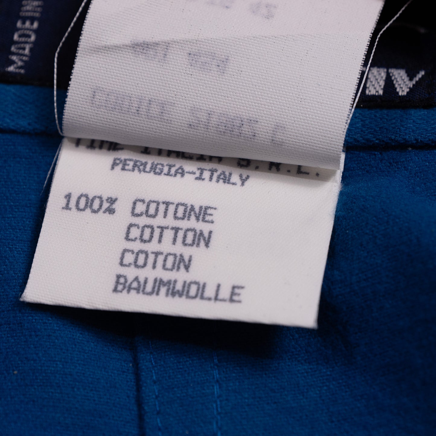 Archival Thierry Mugler Activ Cobalt Blue Cotton Skirt High Waisted Wasp Waist Pencil Skirt NOS 90s TIME Srl Italy XS S