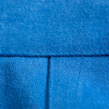 Archival Thierry Mugler Activ Cobalt Blue Cotton Skirt High Waisted Wasp Waist Pencil Skirt NOS 90s TIME Srl Italy XS S