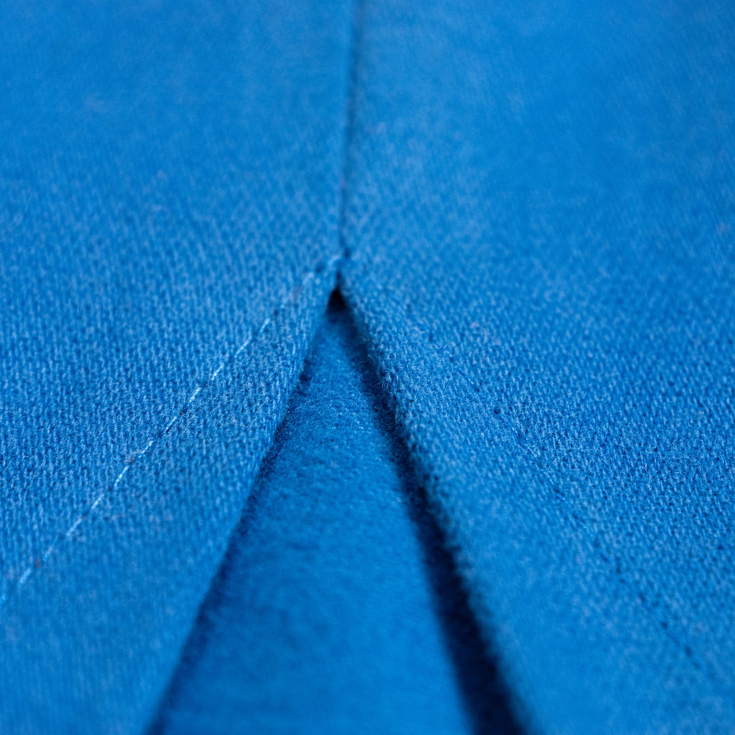Archival Thierry Mugler Activ Cobalt Blue Cotton Skirt High Waisted Wasp Waist Pencil Skirt NOS 90s TIME Srl Italy XS S
