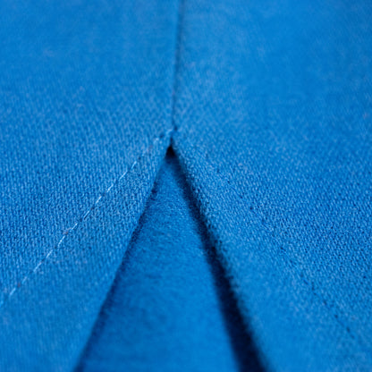 Archival Thierry Mugler Activ Cobalt Blue Cotton Skirt High Waisted Wasp Waist Pencil Skirt NOS 90s TIME Srl Italy XS S