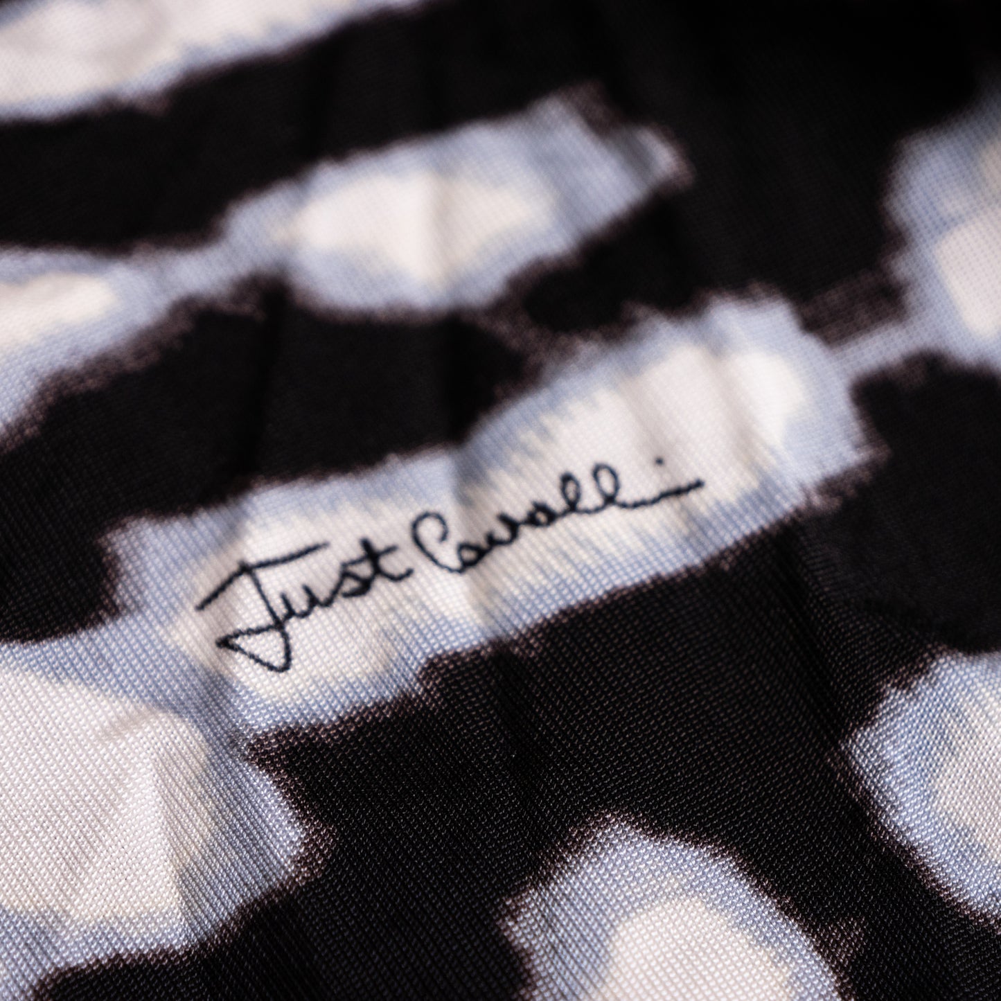 Archival JUST CAVALLI Early 2000s Animal Print Mesh Hybrid Dress - Size S (IT 44) - Made in Italy