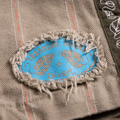 Archival Diesel "Trashure Island" Canvas Utility Wrap Mini Skirt – Circa 2003/2004