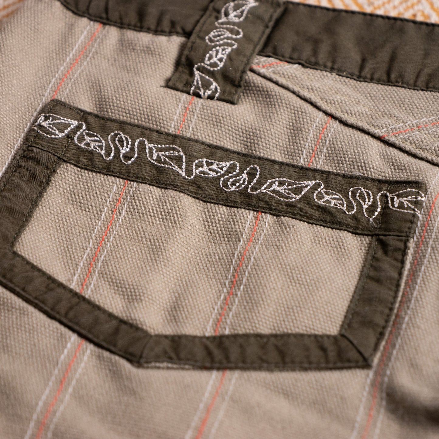 Archival Diesel "Trashure Island" Canvas Utility Wrap Mini Skirt – Circa 2003/2004