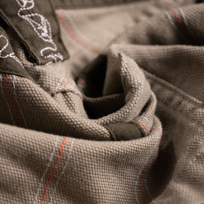 Archival Diesel "Trashure Island" Canvas Utility Wrap Mini Skirt – Circa 2003/2004