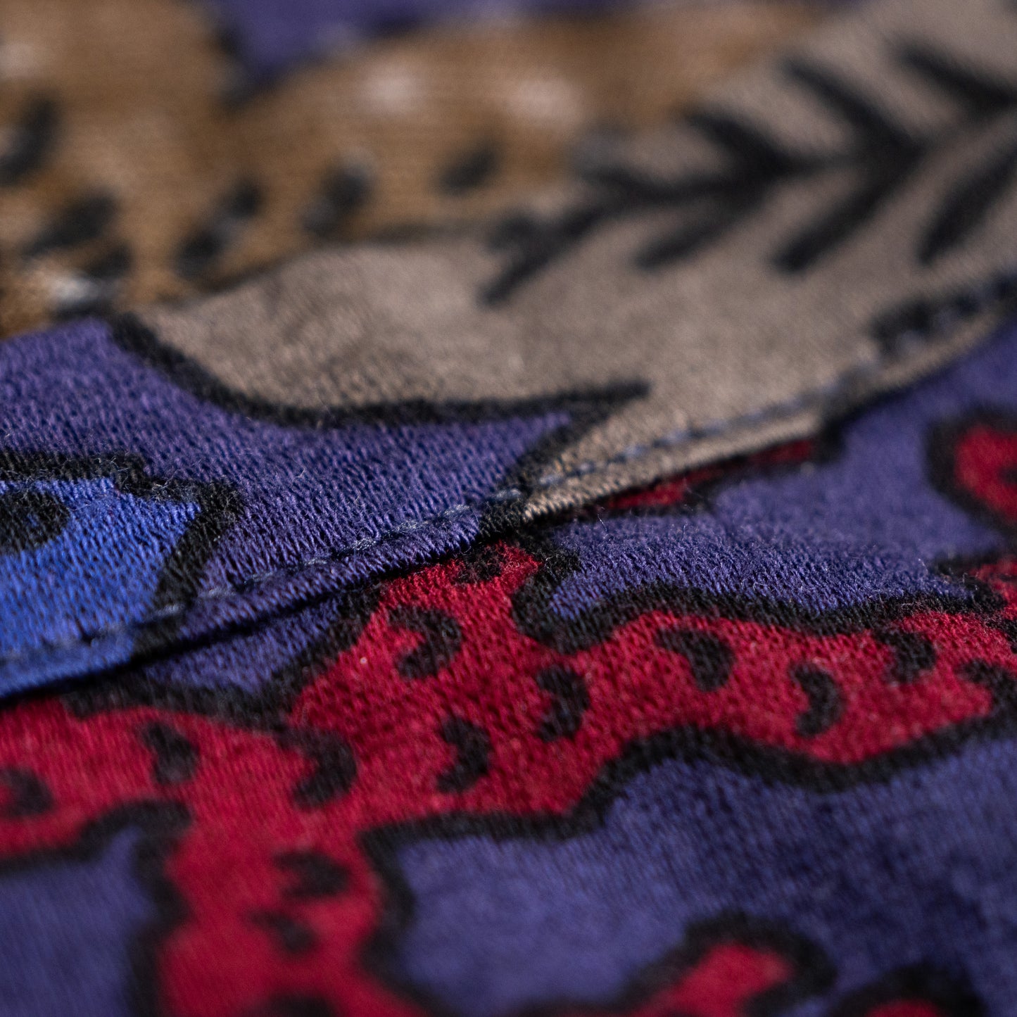 Archival Gucci "Marine Life" All-Over Print Tee – c. 1980s Aldo Gucci Era Boxy Shirt S L
