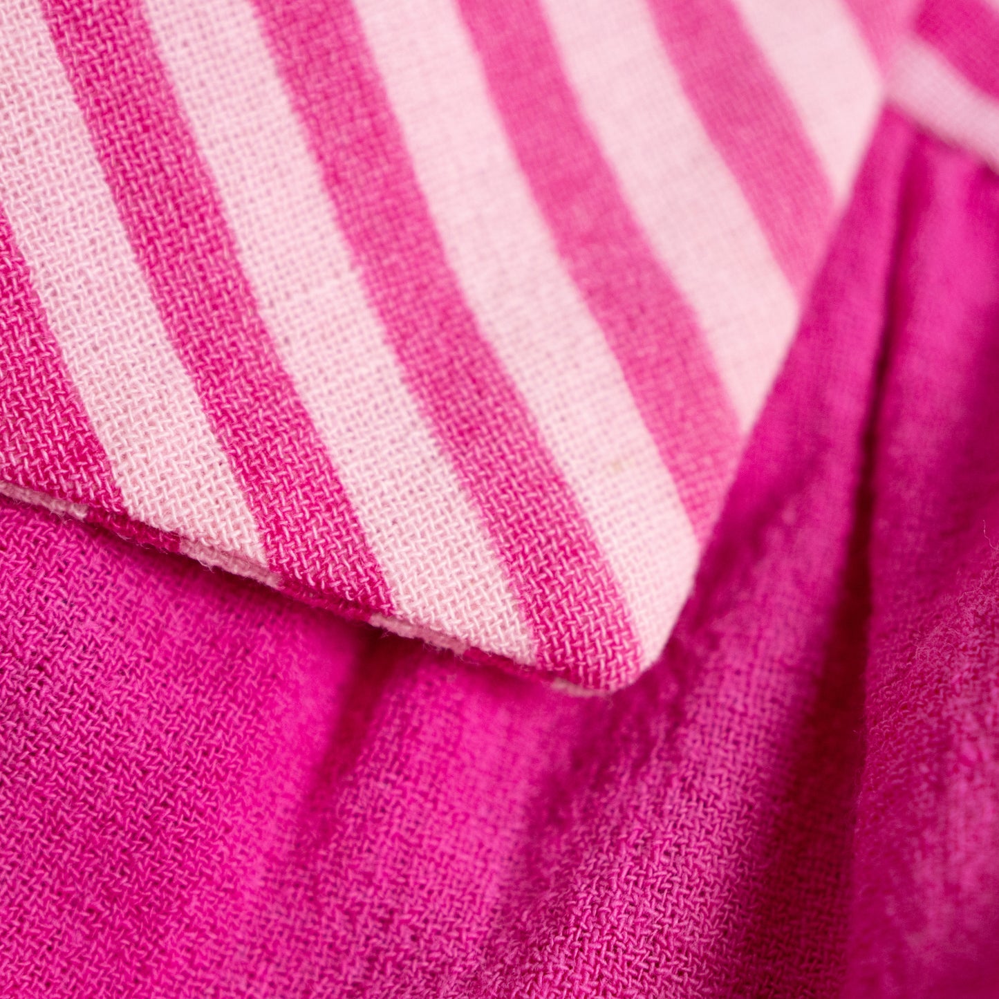 Archival Lanvin Boutique Candy-Stripe Raw Silk Blend Cropped Blouse – c. 1990s