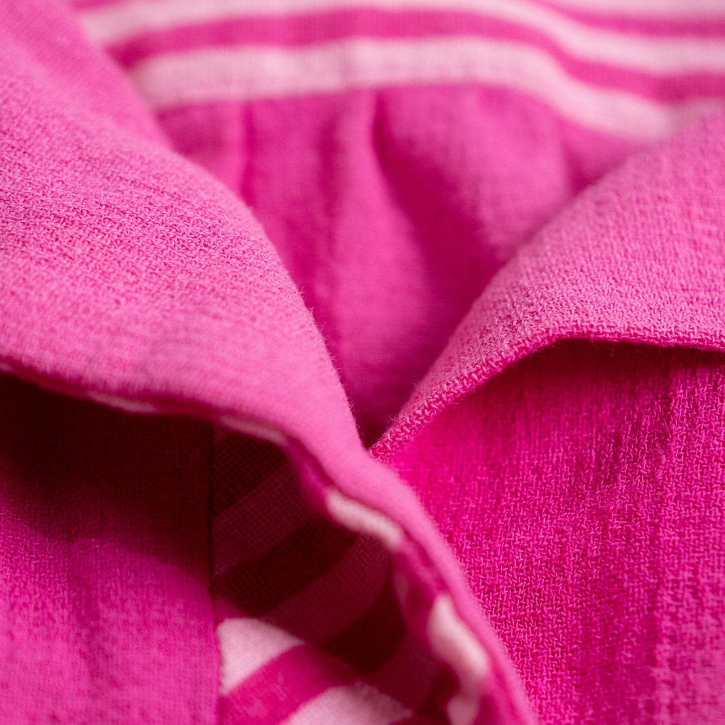 Archival Lanvin Boutique Candy-Stripe Raw Silk Blend Cropped Blouse – c. 1990s