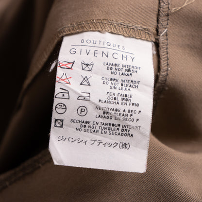 Archival Boutiques Givenchy Cotton Safari Trench Dress — 1980s Made in France NOS S