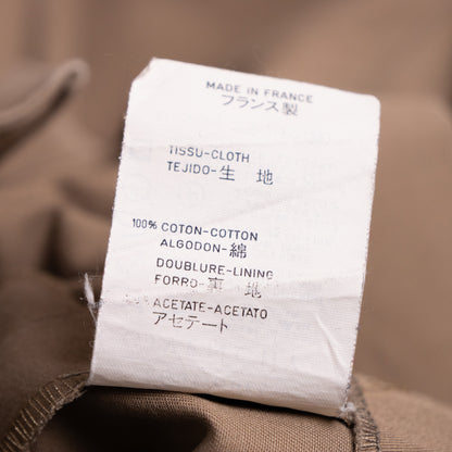 Archival Boutiques Givenchy Cotton Safari Trench Dress — 1980s Made in France NOS S