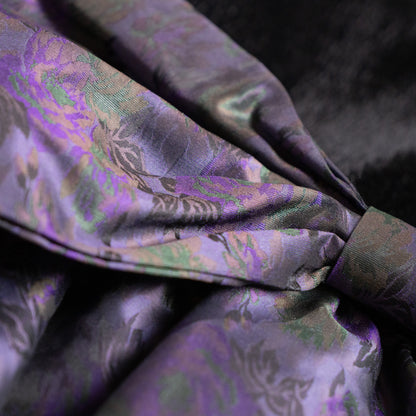 Archival KL by Karl Lagerfeld Silk Jacquard Dress — 1980s Made in W. Germany NOS M