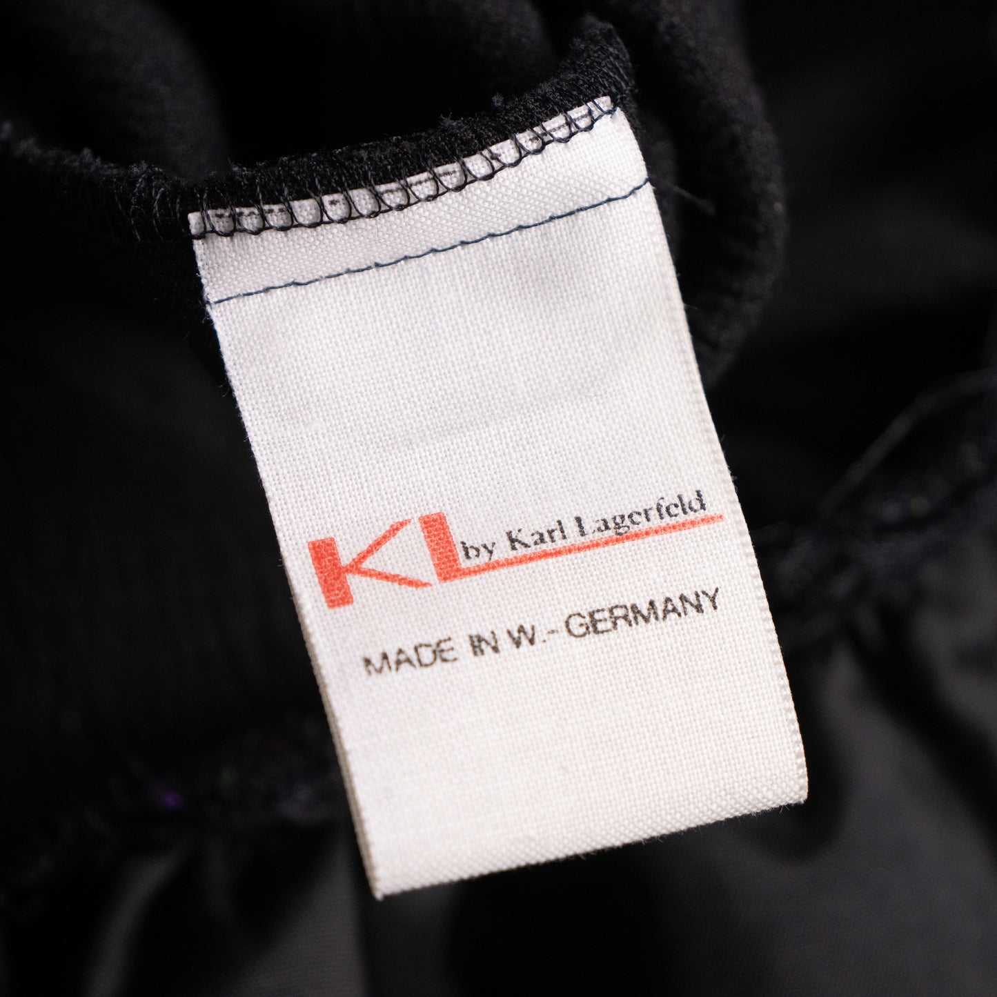 Archival KL by Karl Lagerfeld Silk Jacquard Dress — 1980s Made in W. Germany NOS M