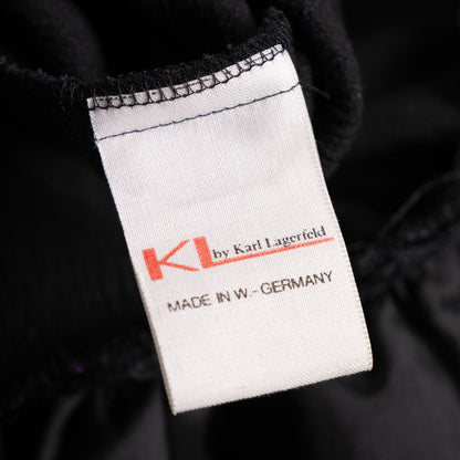 Archival KL by Karl Lagerfeld Silk Jacquard Dress — 1980s Made in W. Germany NOS M
