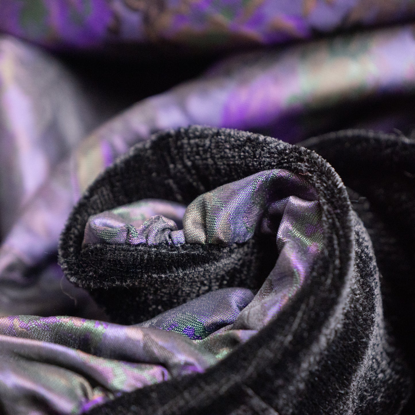 Archival KL by Karl Lagerfeld Silk Jacquard Dress — 1980s Made in W. Germany NOS M