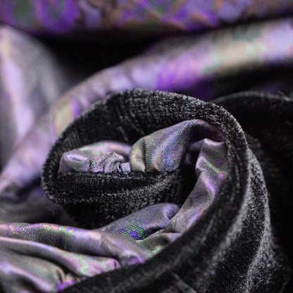 Archival KL by Karl Lagerfeld Silk Jacquard Dress — 1980s Made in W. Germany NOS M
