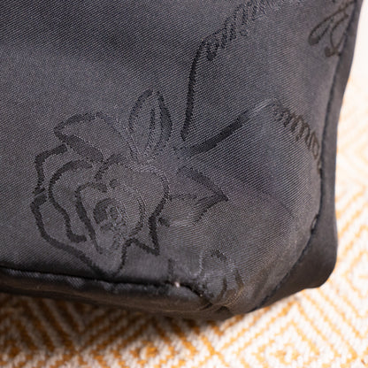 Archival Blumarine Rose Jacquard Baguette Bag — Early Y2K Anna Molinari NOS