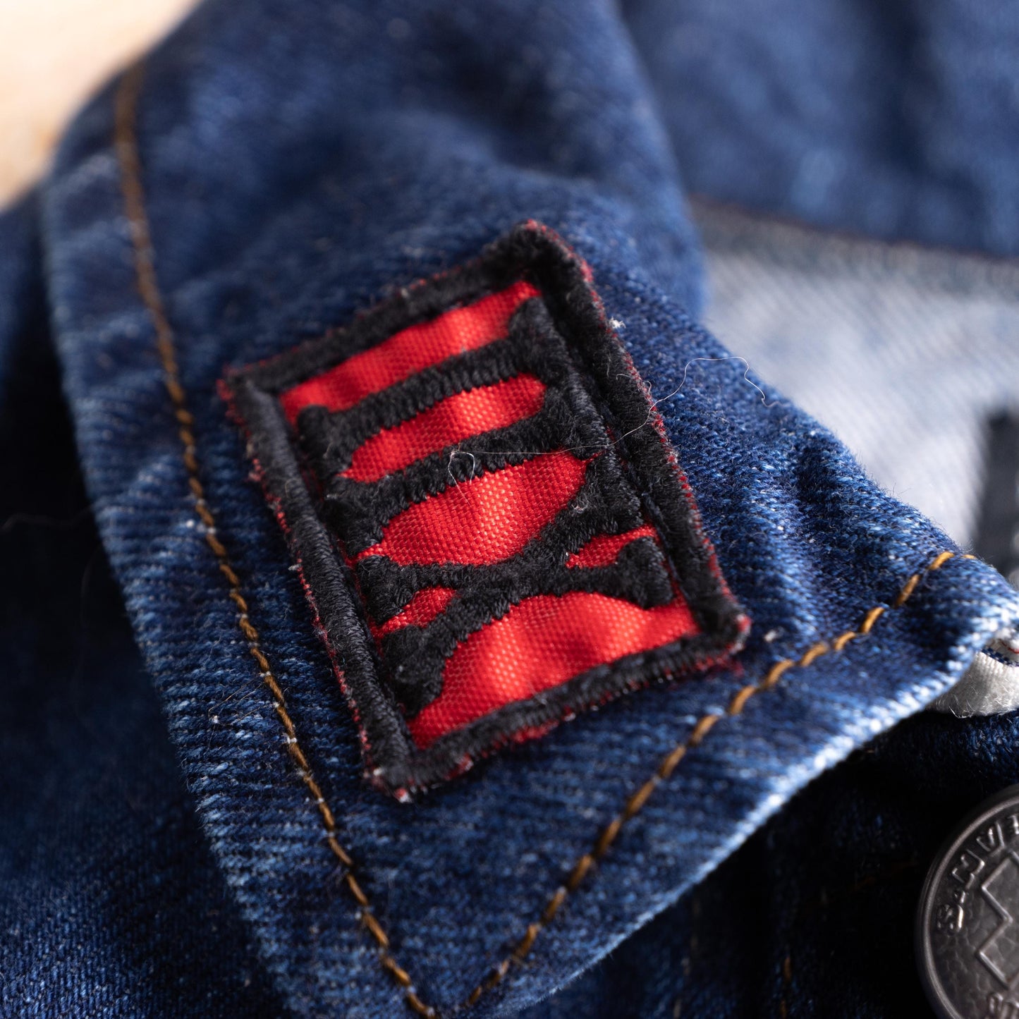 Matador Style Archival Jean Paul Gaultier Chaquetilla Jacket 90s Haute Jeanerie Cropped Bolero Denim Red Patches Italy S M