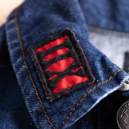 Matador Style Archival Jean Paul Gaultier Chaquetilla Jacket 90s Haute Jeanerie Cropped Bolero Denim Red Patches Italy S M