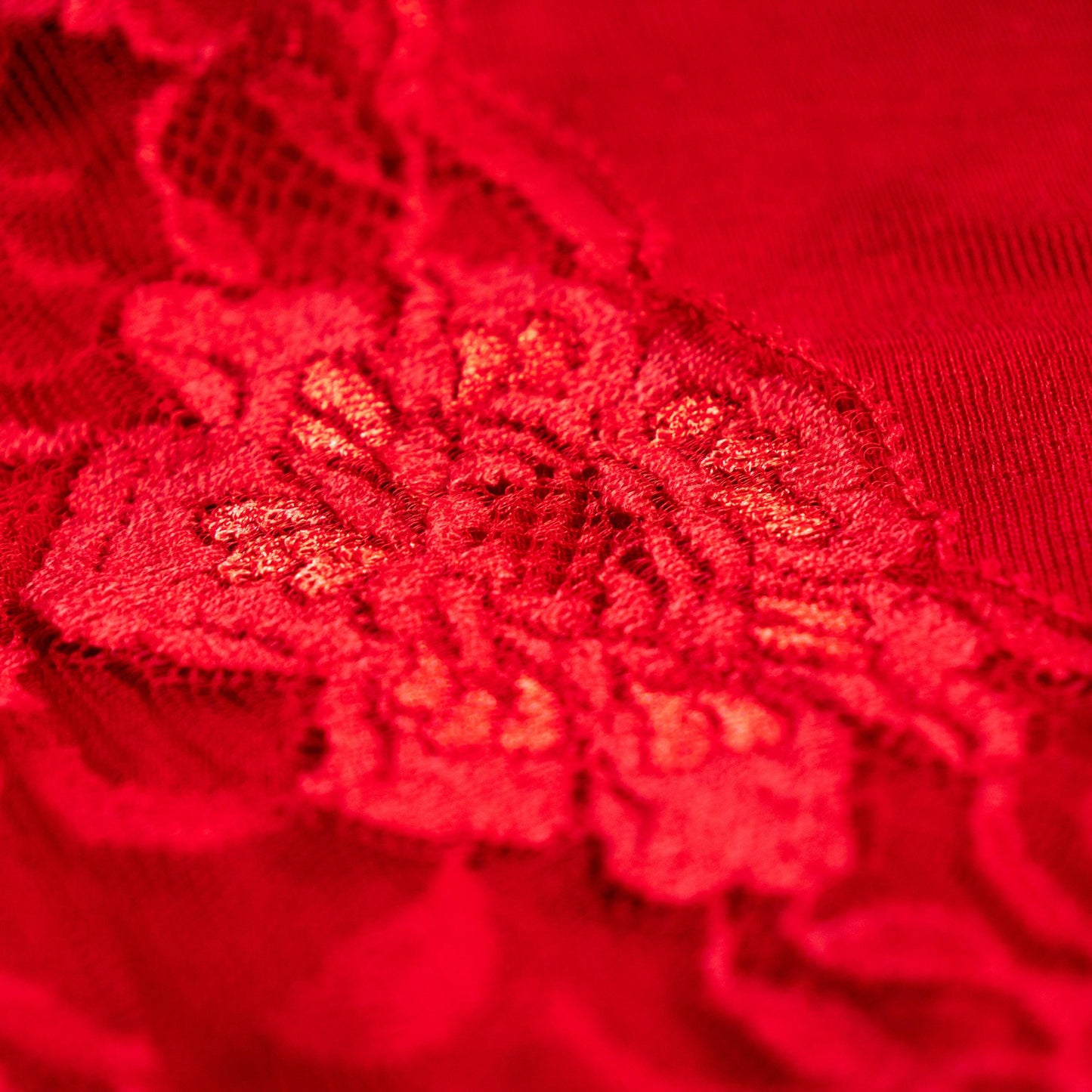 Archival La Perla Tricot Crimson Red Wool Lace Bodysuit 90s Museum Quality Long Sleeve Italian Lingerie Top Size M IT 3